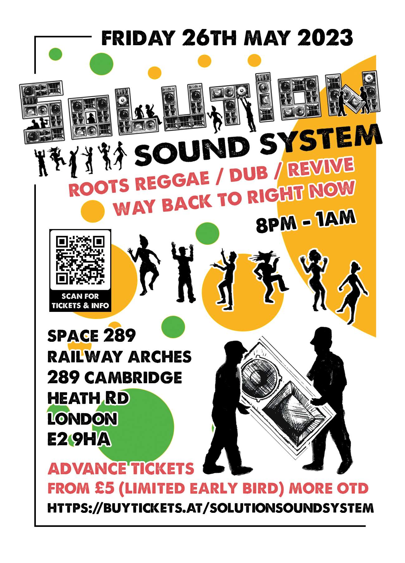 Solution Sound System at Space 289 - フライヤー表