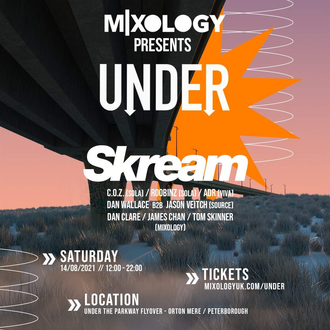 Mixology presents Under with Skream - フライヤー裏