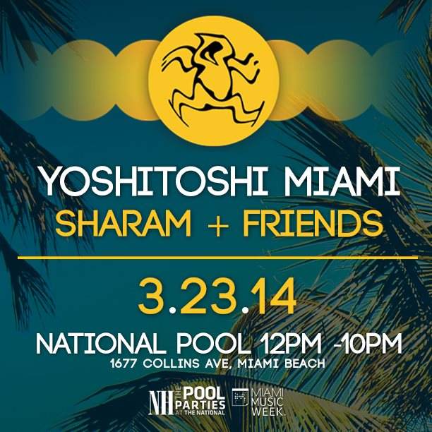 Yoshitoshi & Space Pool Party with Sharam & Friends - フライヤー裏