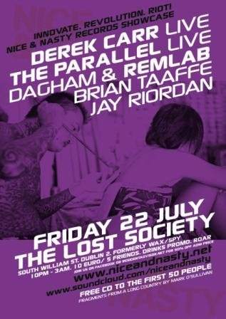 Nice & Nasty present Riot! with Derek Carr and The Parallel Live - Página frontal
