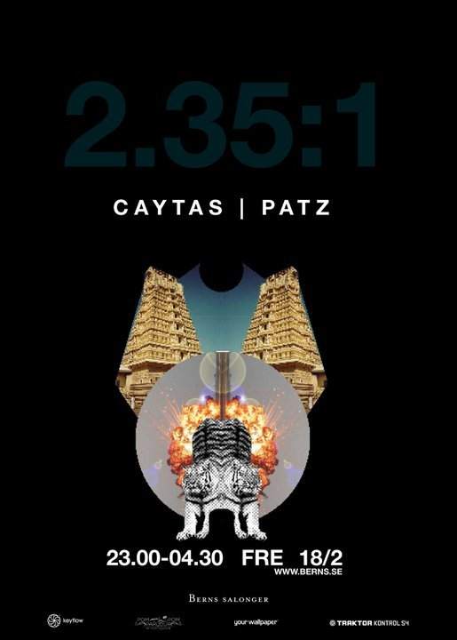 Caytas & Patz Residency - フライヤー裏