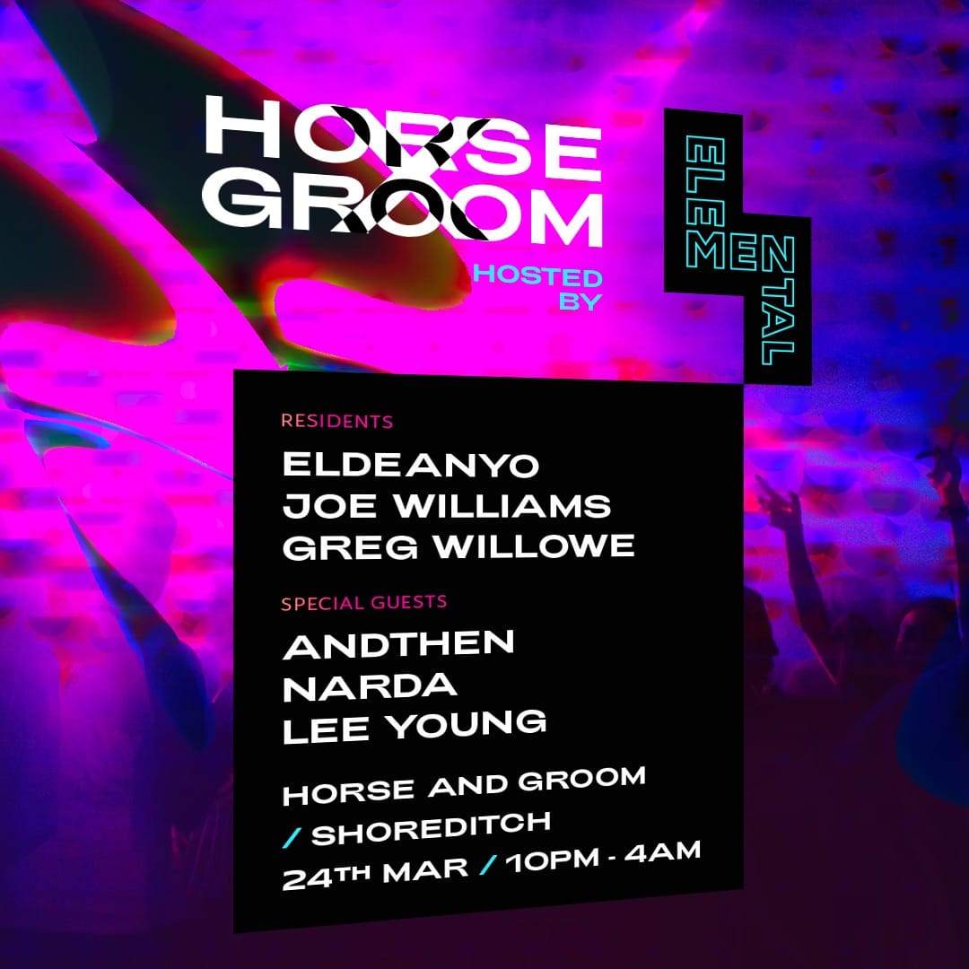 Elemental Music at Horse and Groom - フライヤー表