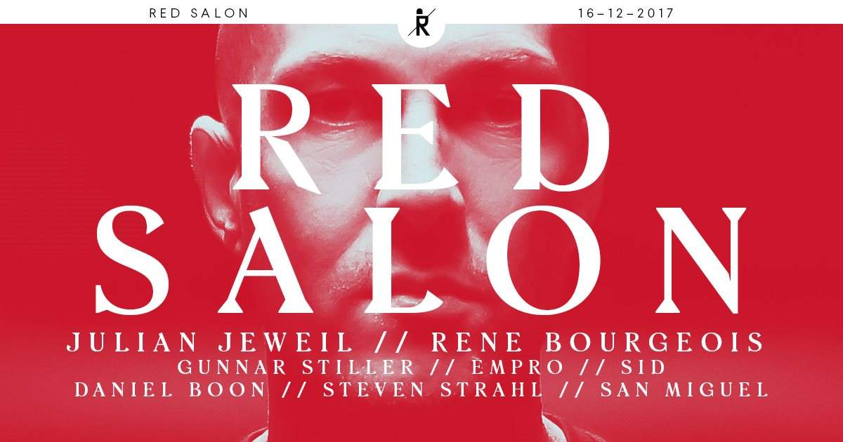 Red Salon with Julian Jeweil & Friends - フライヤー表