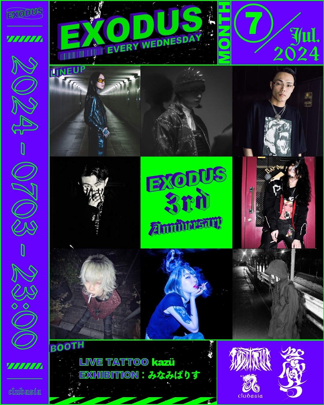 EXODUS'3rd Anniversary_vol.138 at clubasia, Tokyo