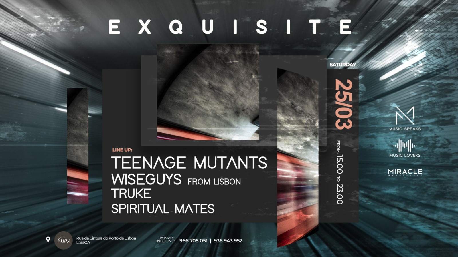 Exquisite Invites Teenage Mutants - フライヤー表