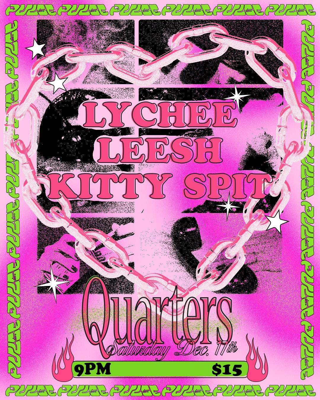 PULSE with Lychee / Leesh / Kitty Spit at Quarters, Milwaukee