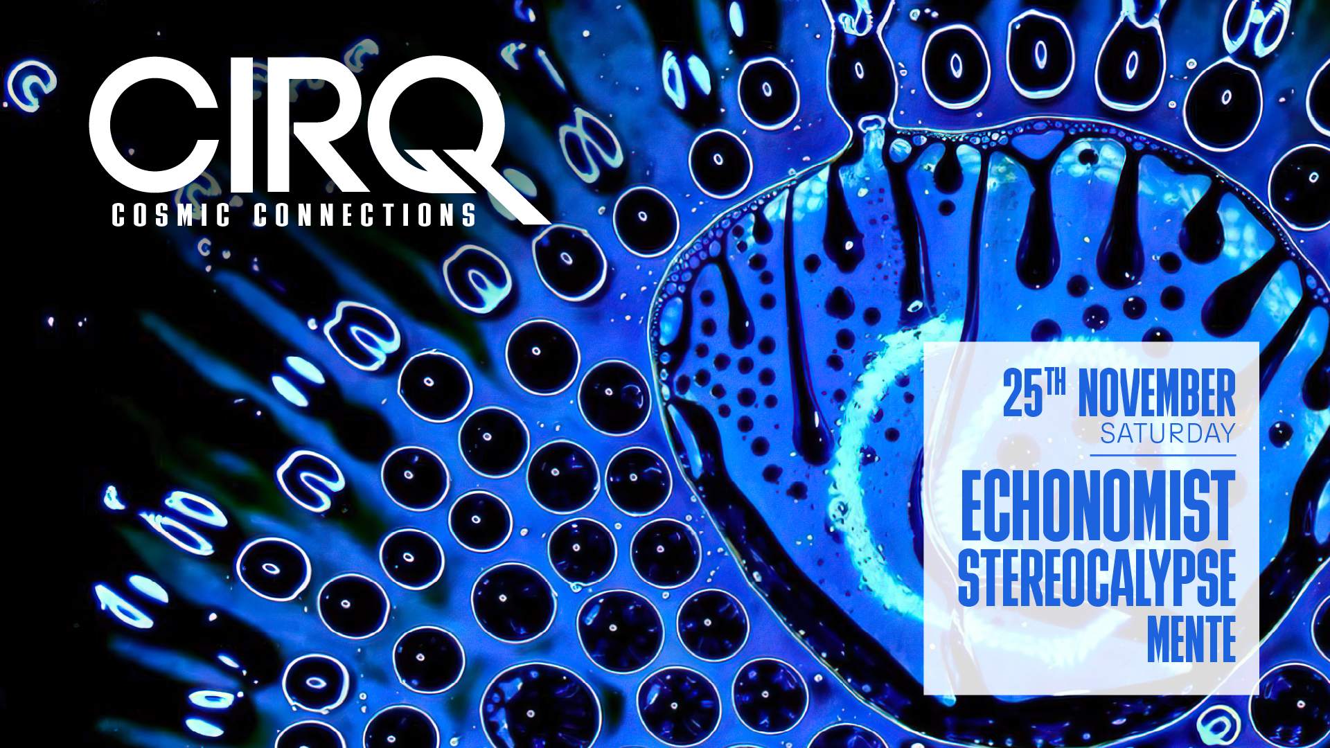 CirQ with Echonomist (Innervisions), Stereocalypse (Running Back), Mente - Página frontal