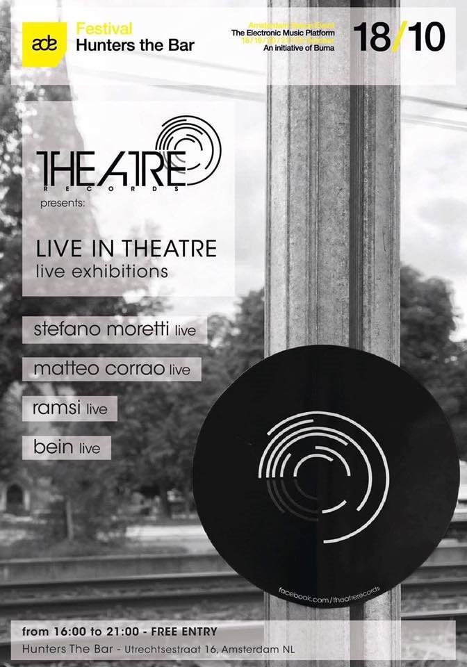 Theatre Records presents: Live In Theatre - Live Exhibitions - フライヤー表