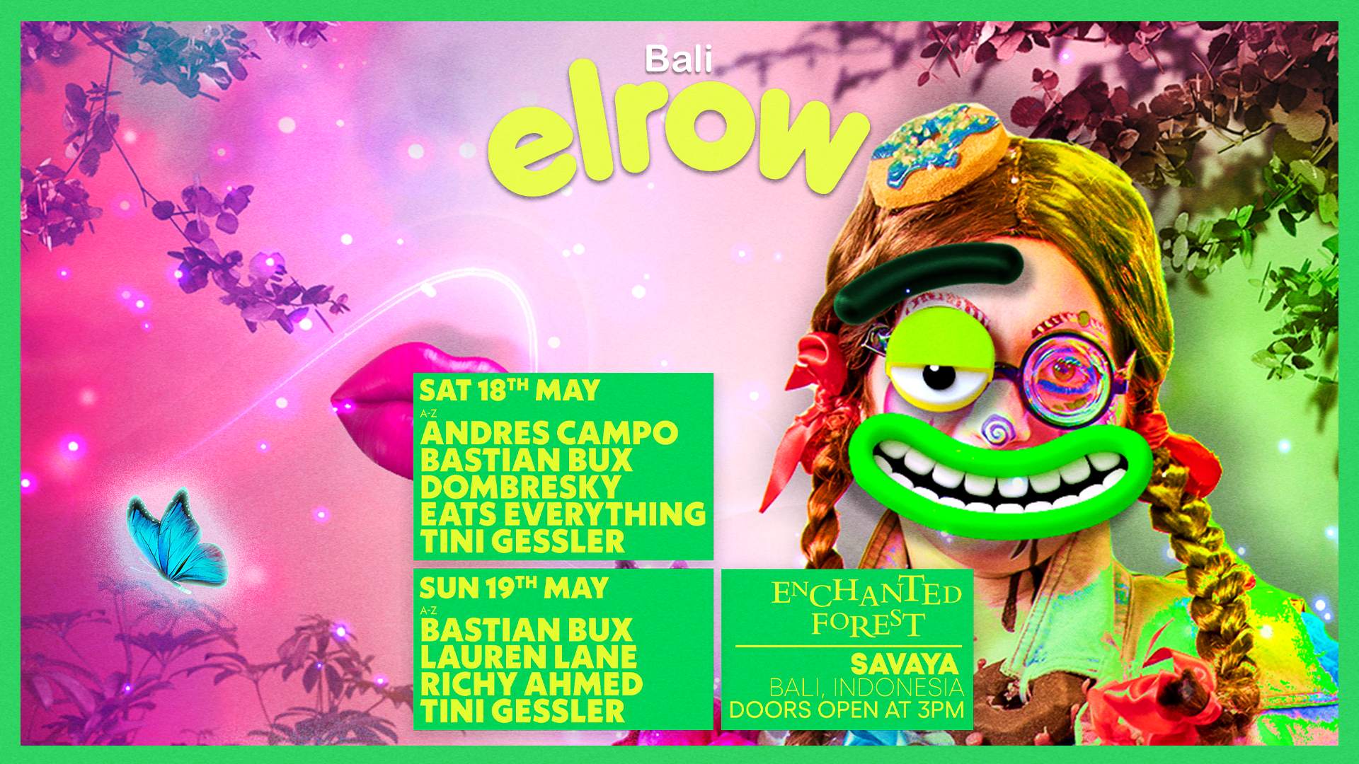 Elrow - May 18 - フライヤー表
