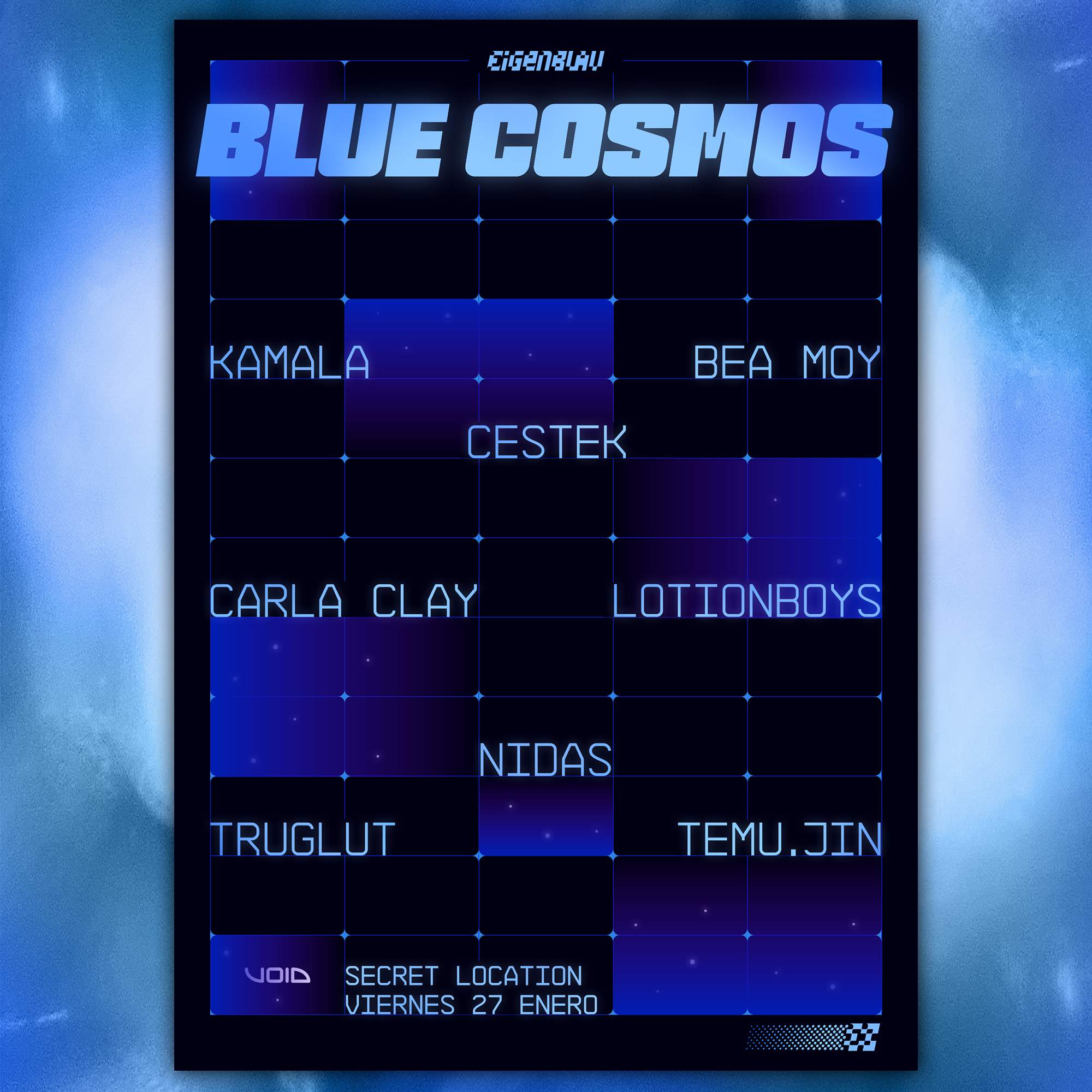BLUE COSMOS - フライヤー表