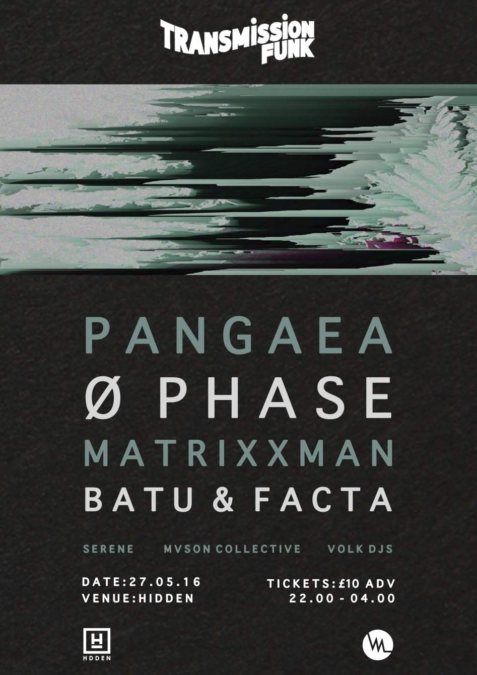 Transmission Funk with Pangaea, Ø [Phase], Matrixxman, Batu & Facta - Página frontal