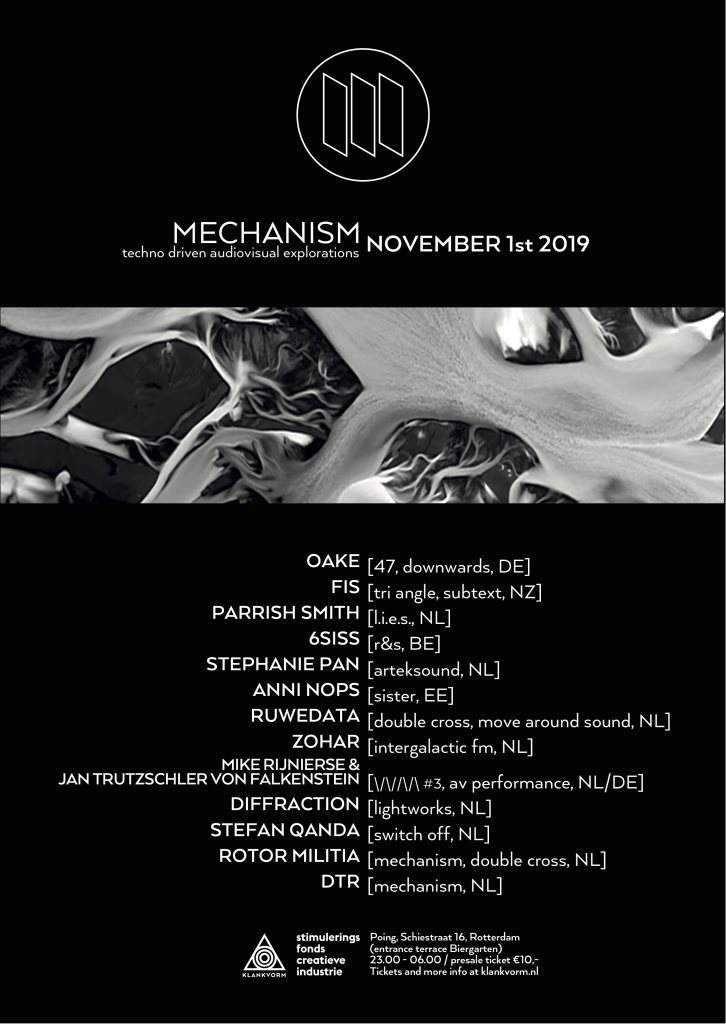 Mechanism: OAKE, FIS, Parrish Smith, 6SISS and More - フライヤー表