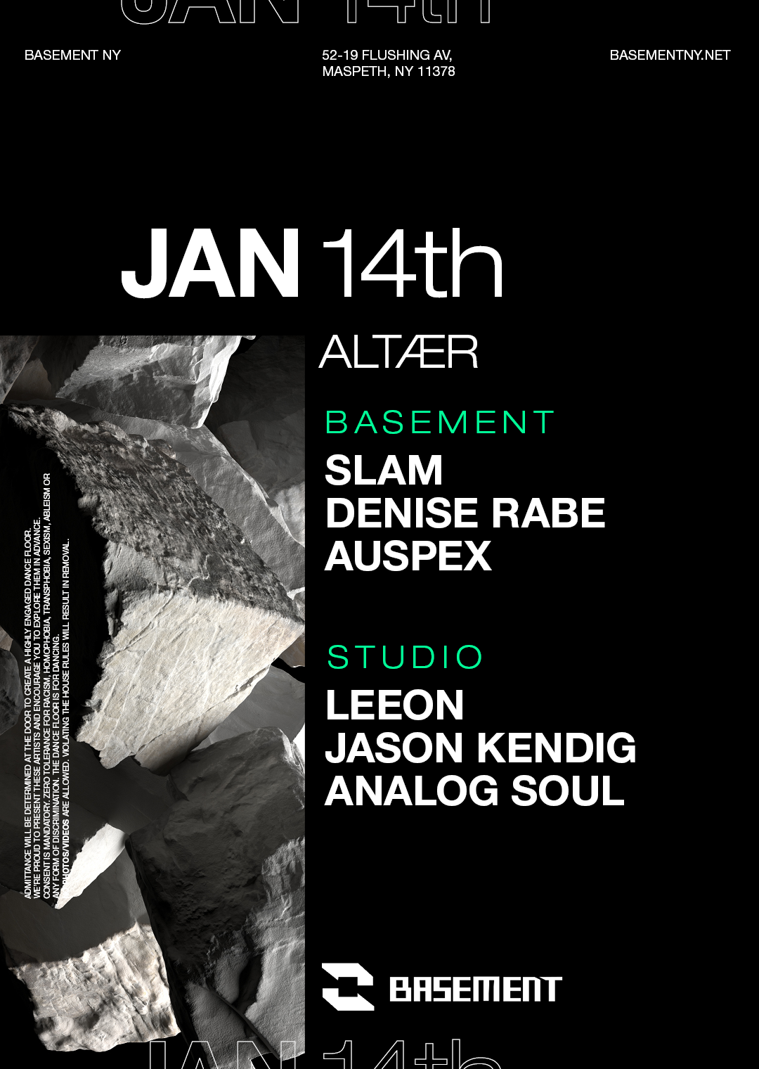ALTÆR: Slam / Denise Rabe / Auspex / Leeon / Jason Kendig / Analog Soul - Página frontal
