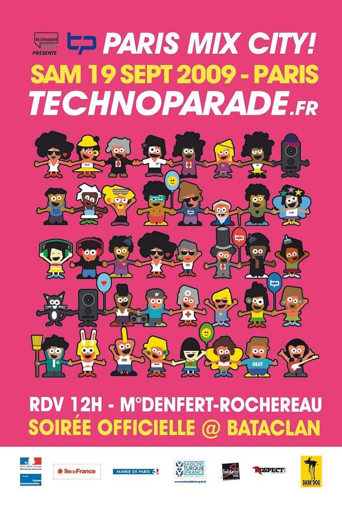 Techno Parade 2009 - Página frontal
