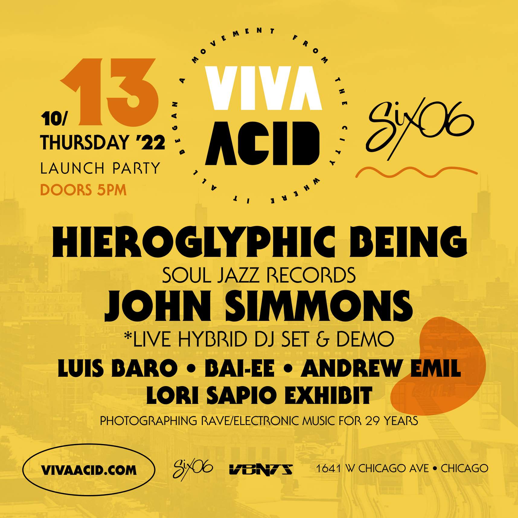 Viva Acid Thursday - Página frontal