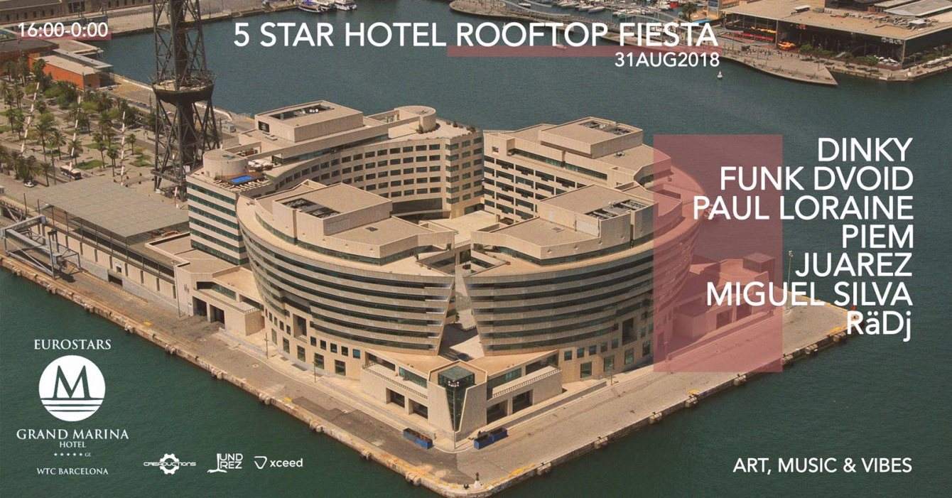 5 Star Hotel Rooftop Fiesta feat. Dinky, Funk D'void & More - Página frontal