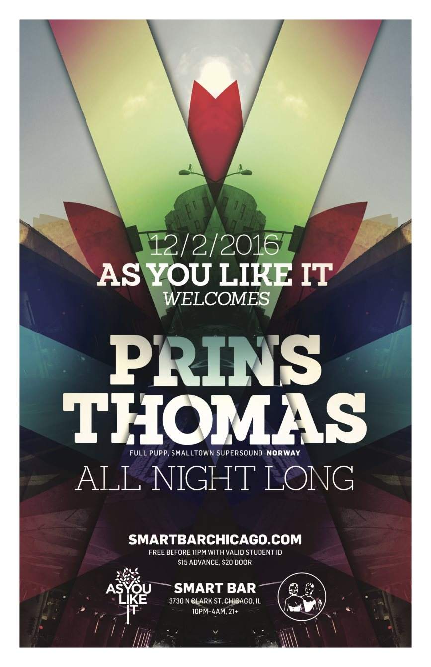 As You Like It Welcomes Prins Thomas (All Night) - Página frontal