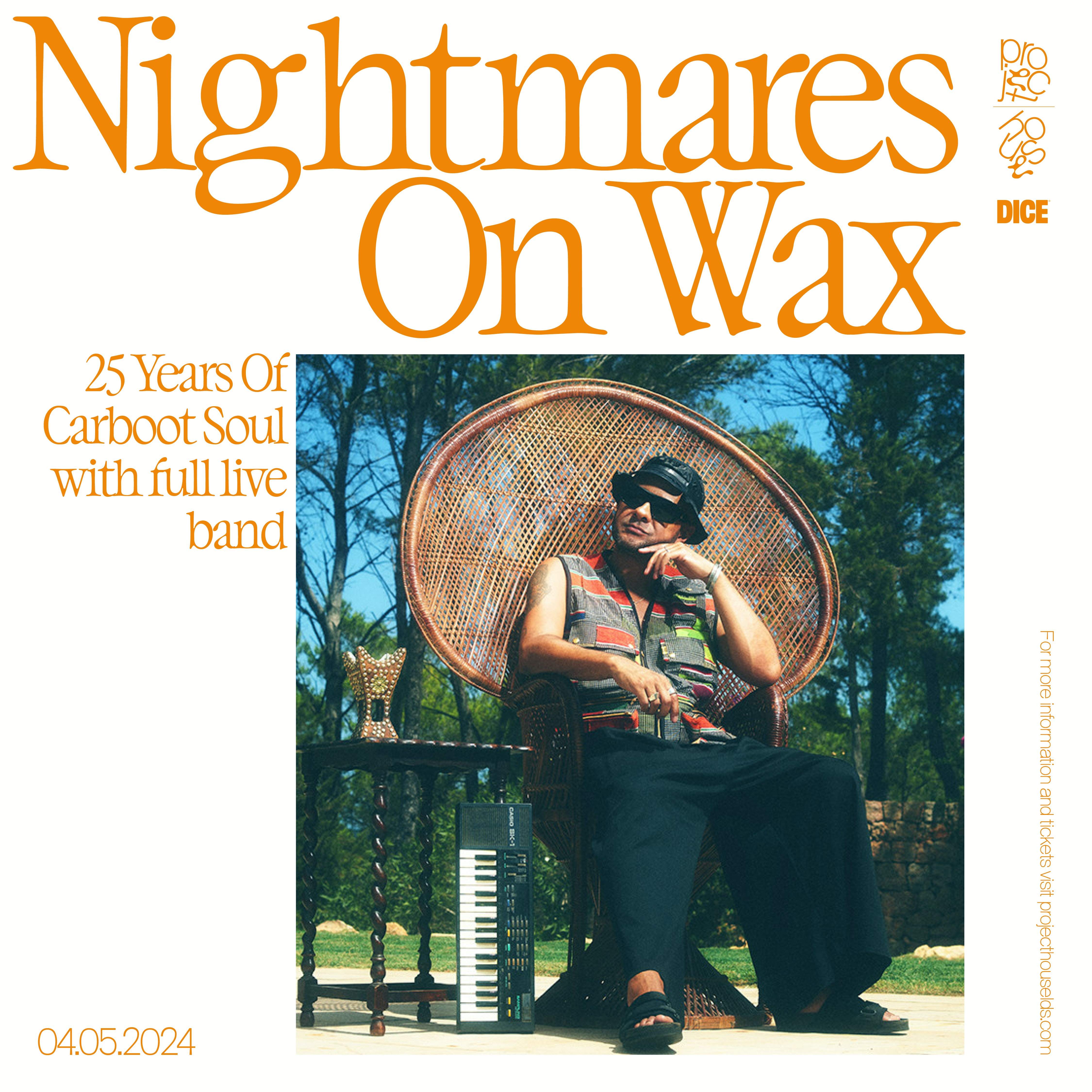 Nightmares on Wax 25 Years Of Carboot Soul with full live band - Página frontal