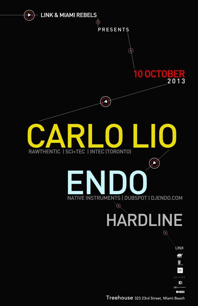 LinkMiamiRebels present Carlo Lio & Endo - Página frontal