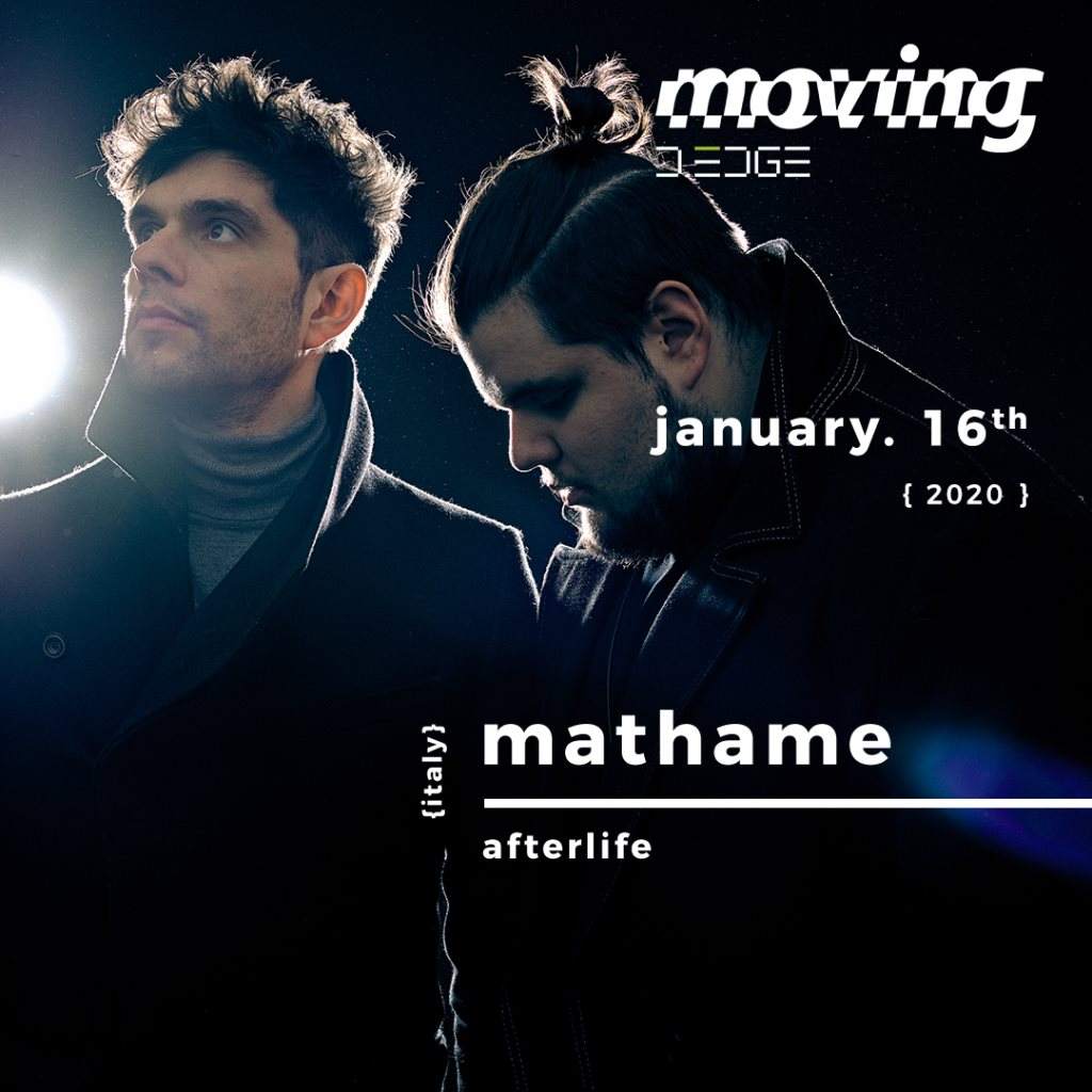 Moving D.Edge presents: Mathame - フライヤー表