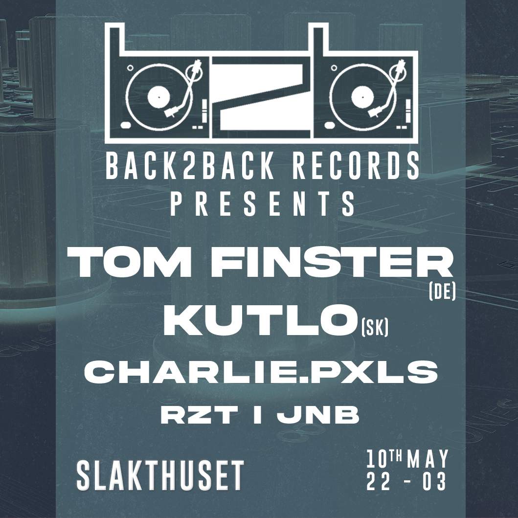 Back2Back presents: Tom Finster (DE) & Kutlo (SK) - Página frontal