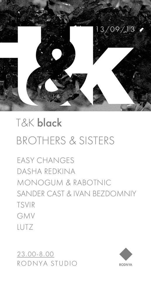 T&K Black - Brothers & Sisters - Página frontal