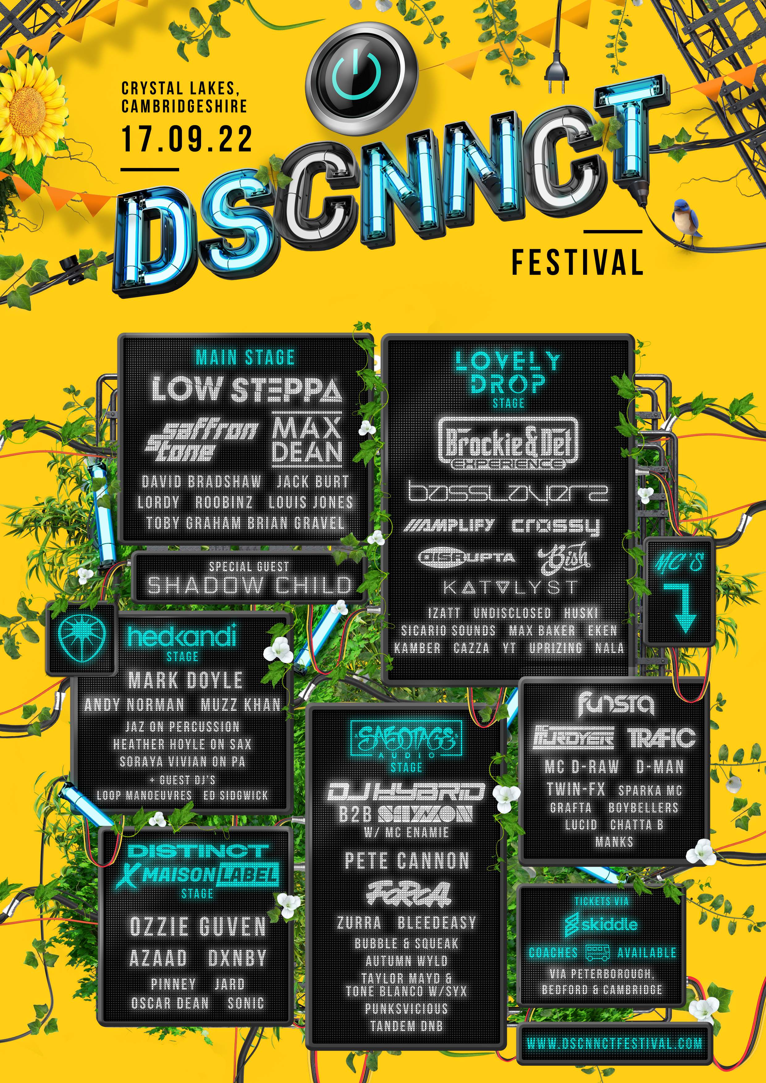 DSCNNCT FESTIVAL - フライヤー表