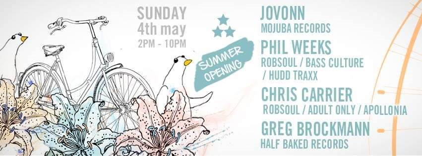 Half Baked ' Goes House ' Open air with Jovonn + Phil Weeks + Chris Carrier - Página frontal