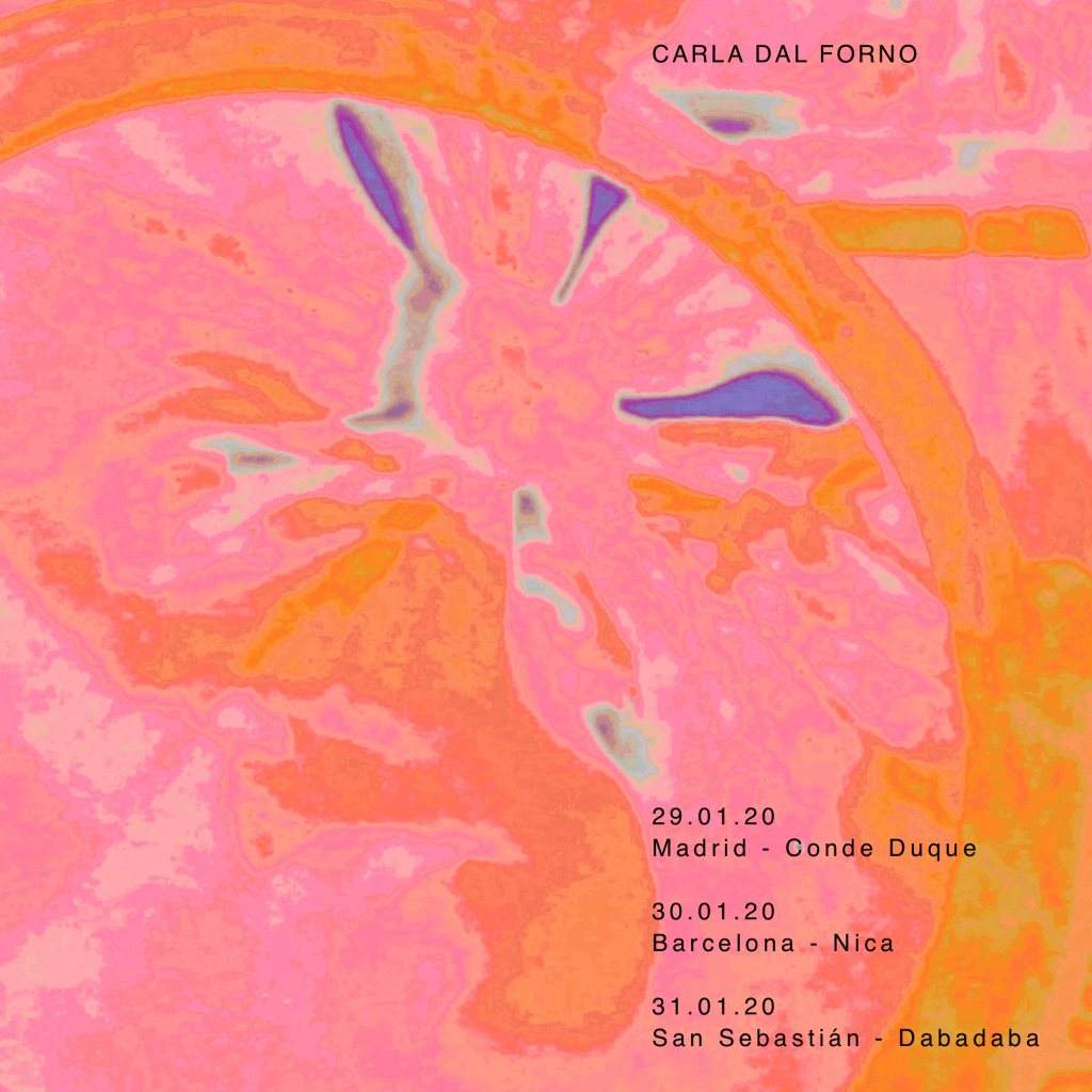 Carla dal Forno Live - フライヤー表