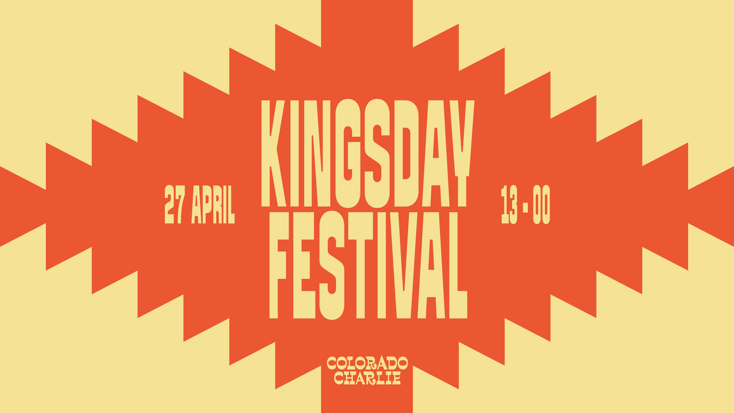 Colorado Charlie - Kingsday Festival - Página frontal