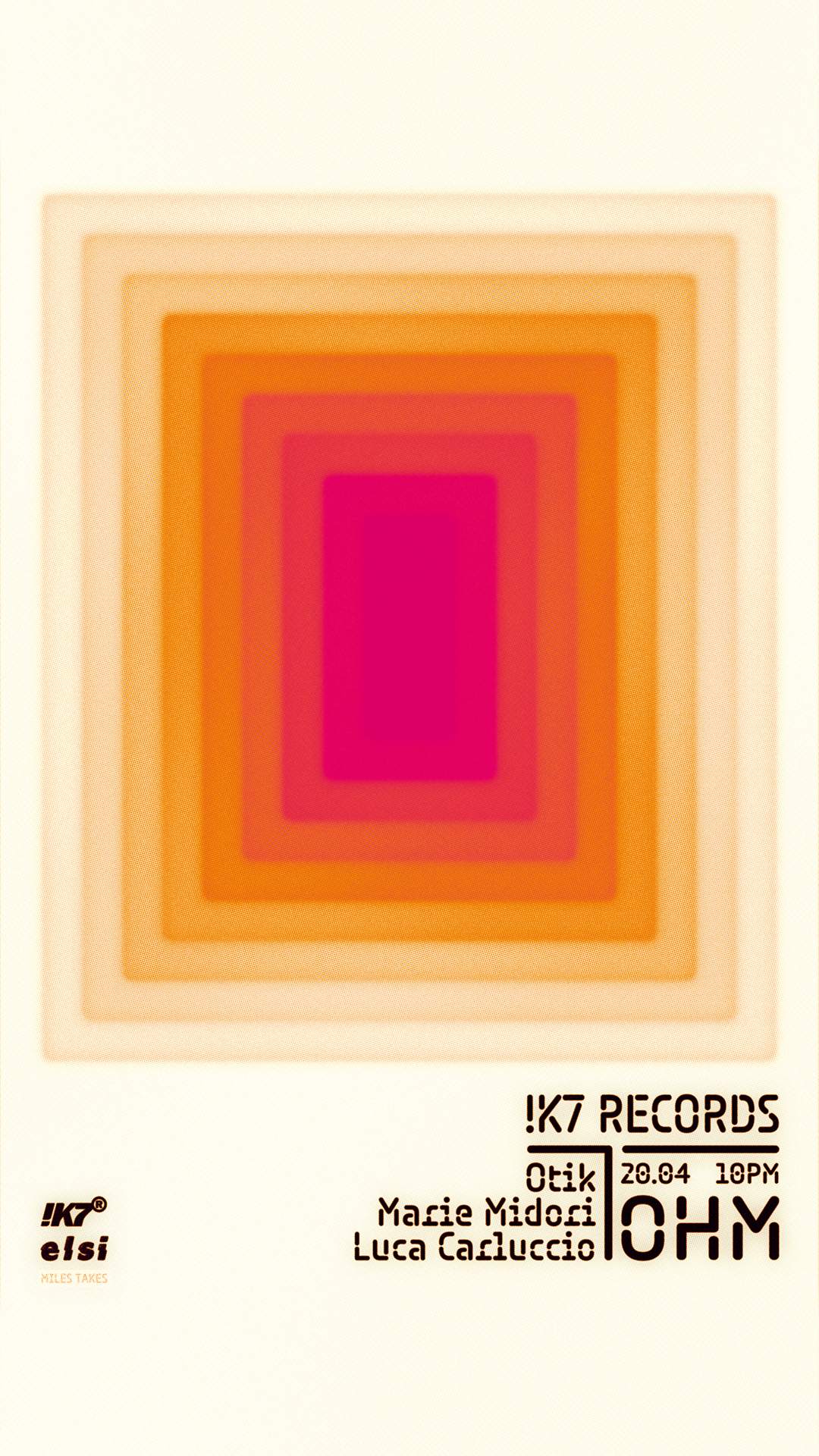 !K7 Records x ELSI - Página trasera