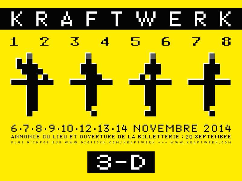 Kraftwerk - 3D Concert - フライヤー表