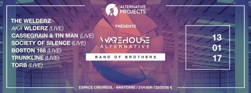 Warehouse Alternative - Band of Brothers - フライヤー表
