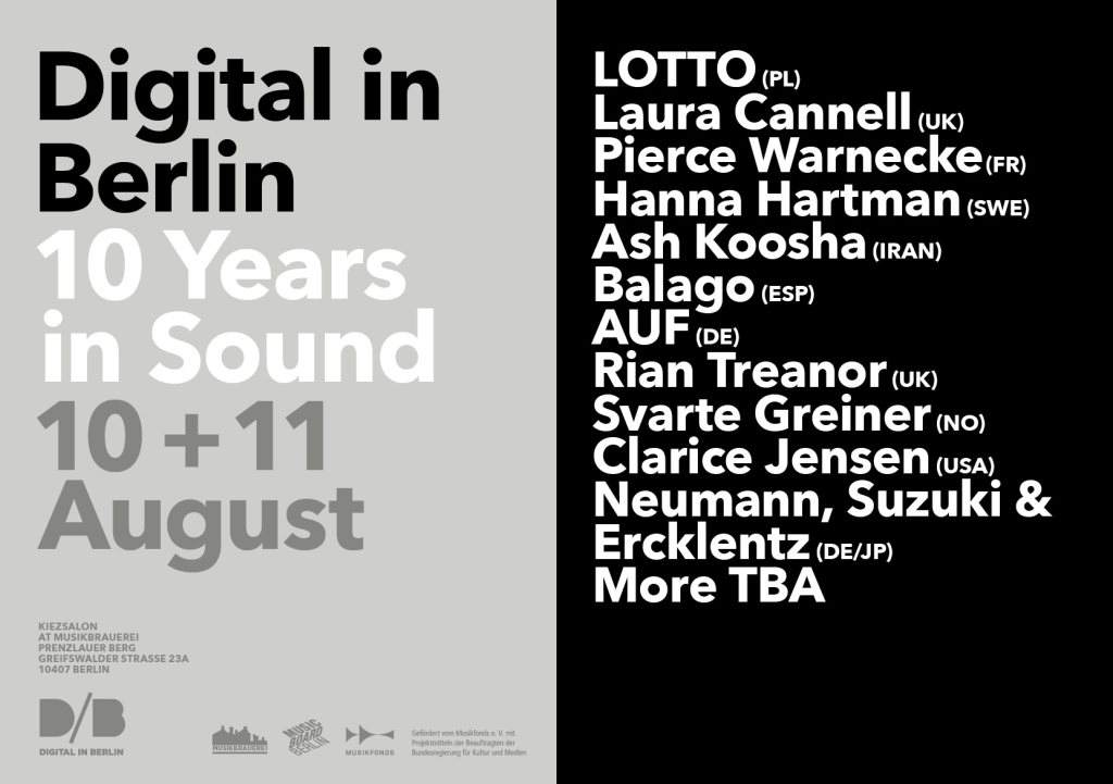 Digital in Berlin's 10 Years in Sound - Day 2 - Página frontal