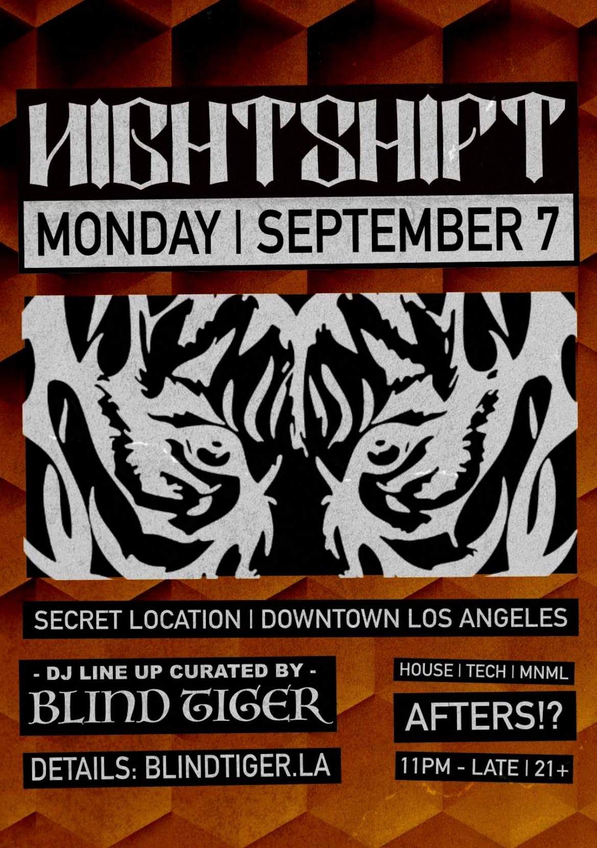 NIGHTSHIFT AFTER HOURS at The Lexington, Los Angeles