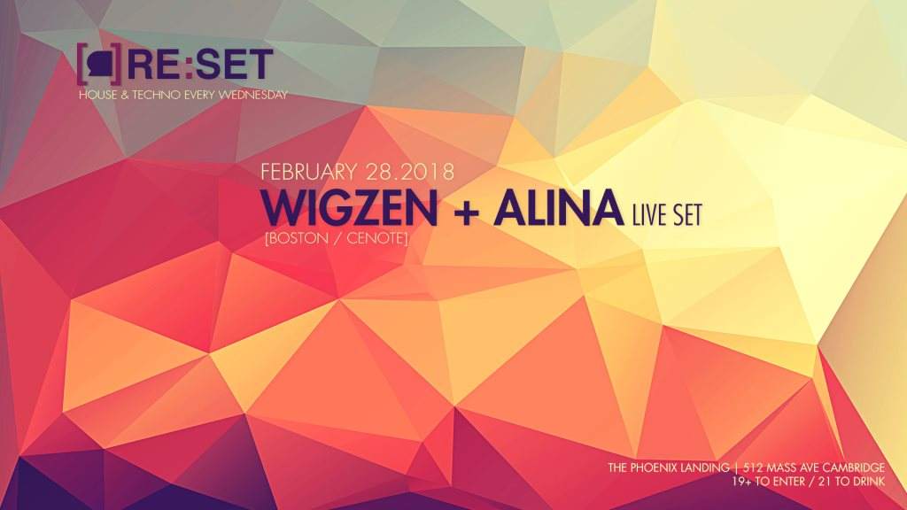 Re:Set with Wigzen & Alina (Live) - Página frontal