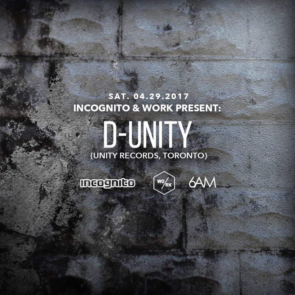 Incognito Work - D-Unity - フライヤー表