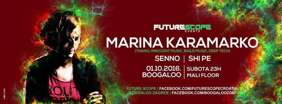 Future Scope Events with Marina Karamarko - フライヤー表