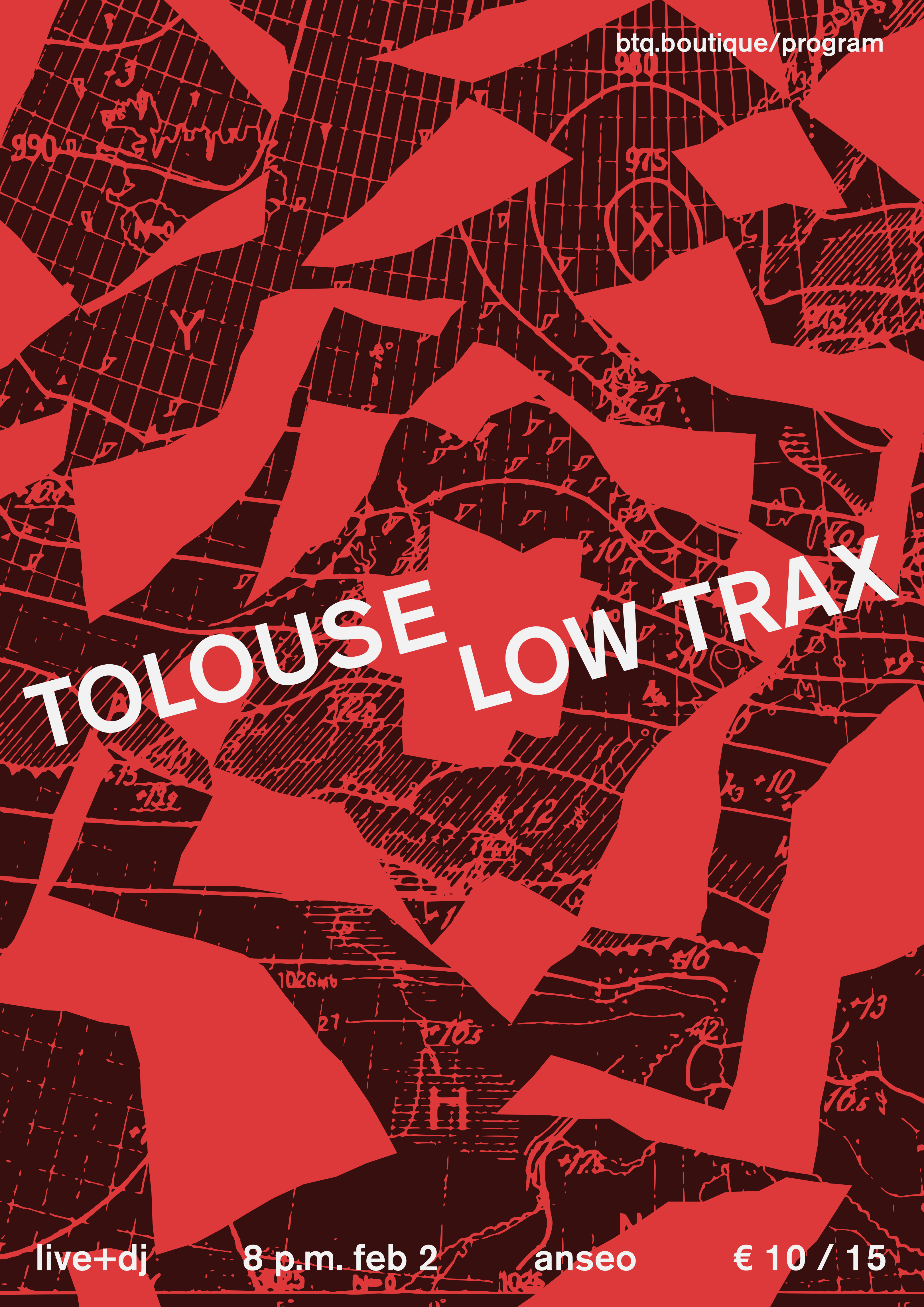 Tolouse Low Trax [live+dj] - フライヤー表