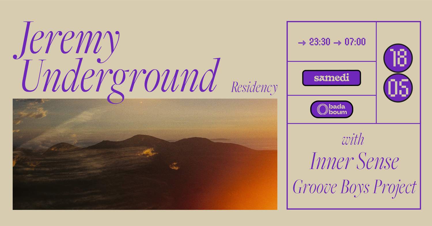 Club — Jeremy Underground (+) Inner Sense (+) Groove Boys Project - Página frontal
