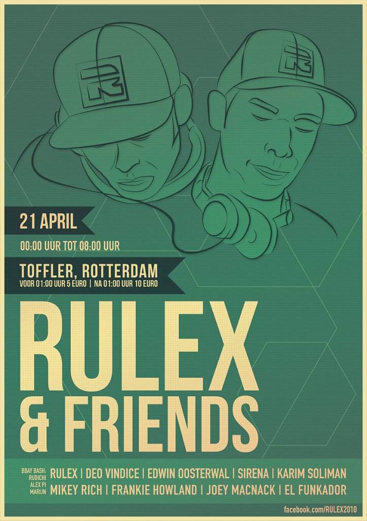 Rulex and Friends - フライヤー表