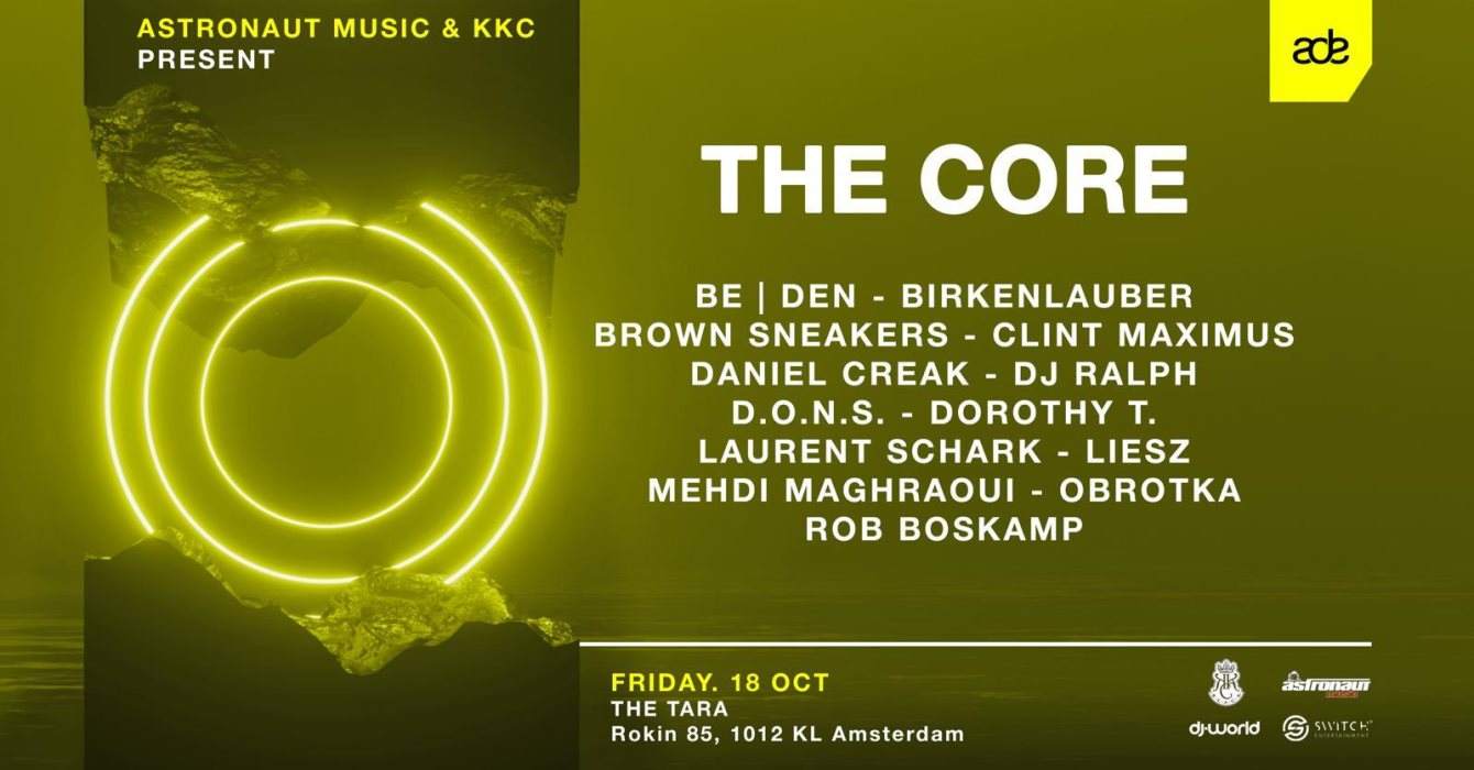 Astronaut Music & KKC presents The Core - フライヤー表