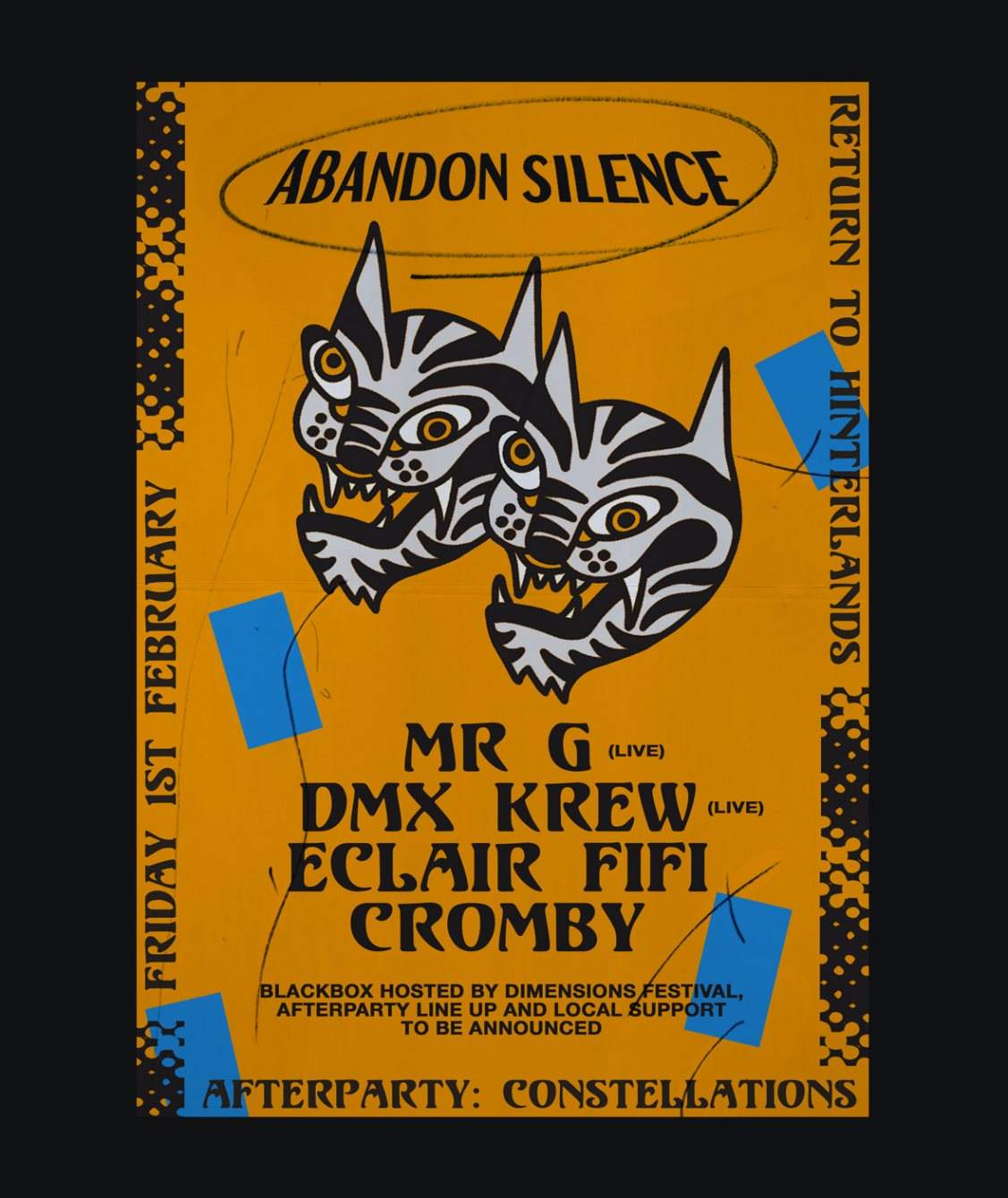 Abandon Silence with Mr G, DMX Krew, Eclair Fifi - Página frontal