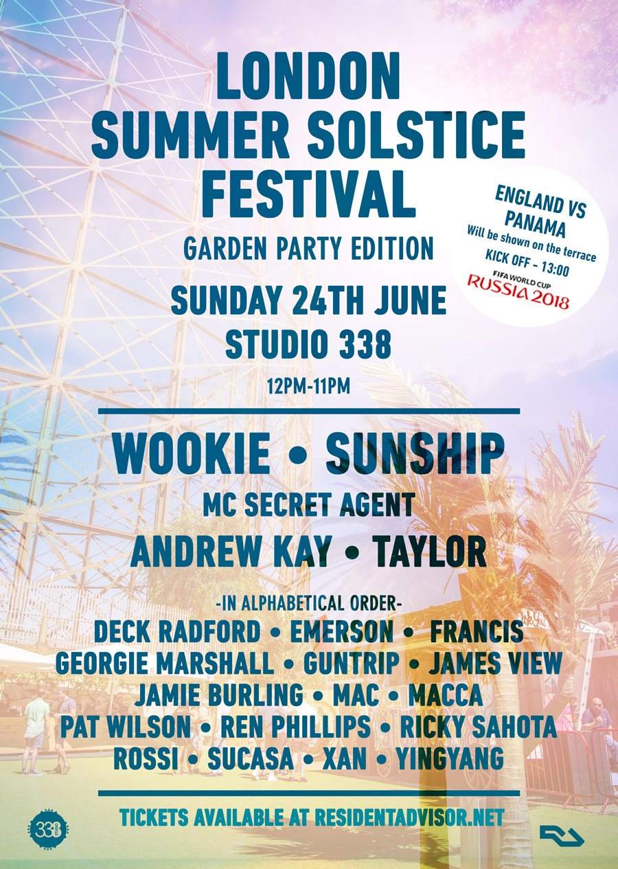 London Mid-Summer Garden Festival - Summer Solstice Edition - フライヤー裏