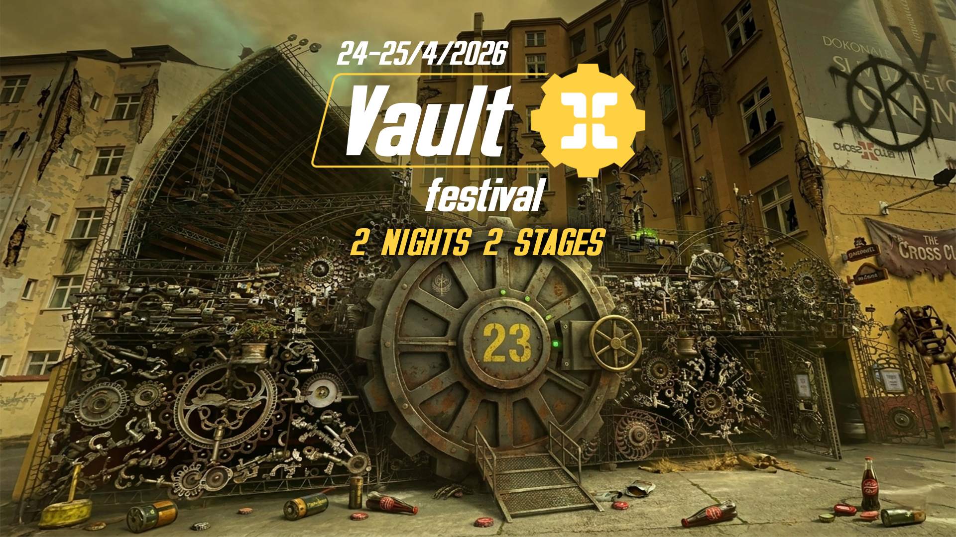 VALUT 23 FESTIVAL at Cross Club, Prague