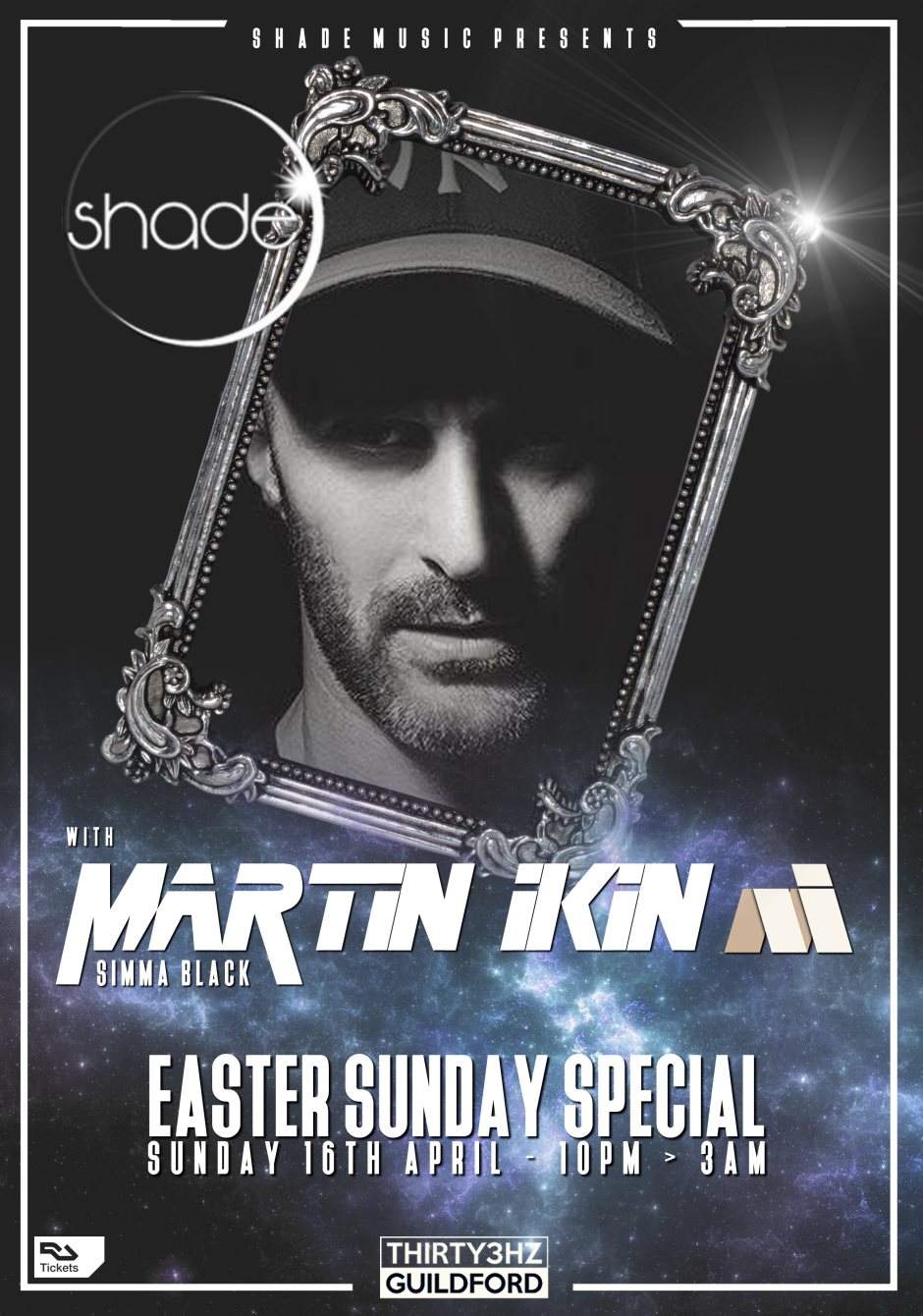 Shade presents: Easter Sunday with Martin Ikin - フライヤー表