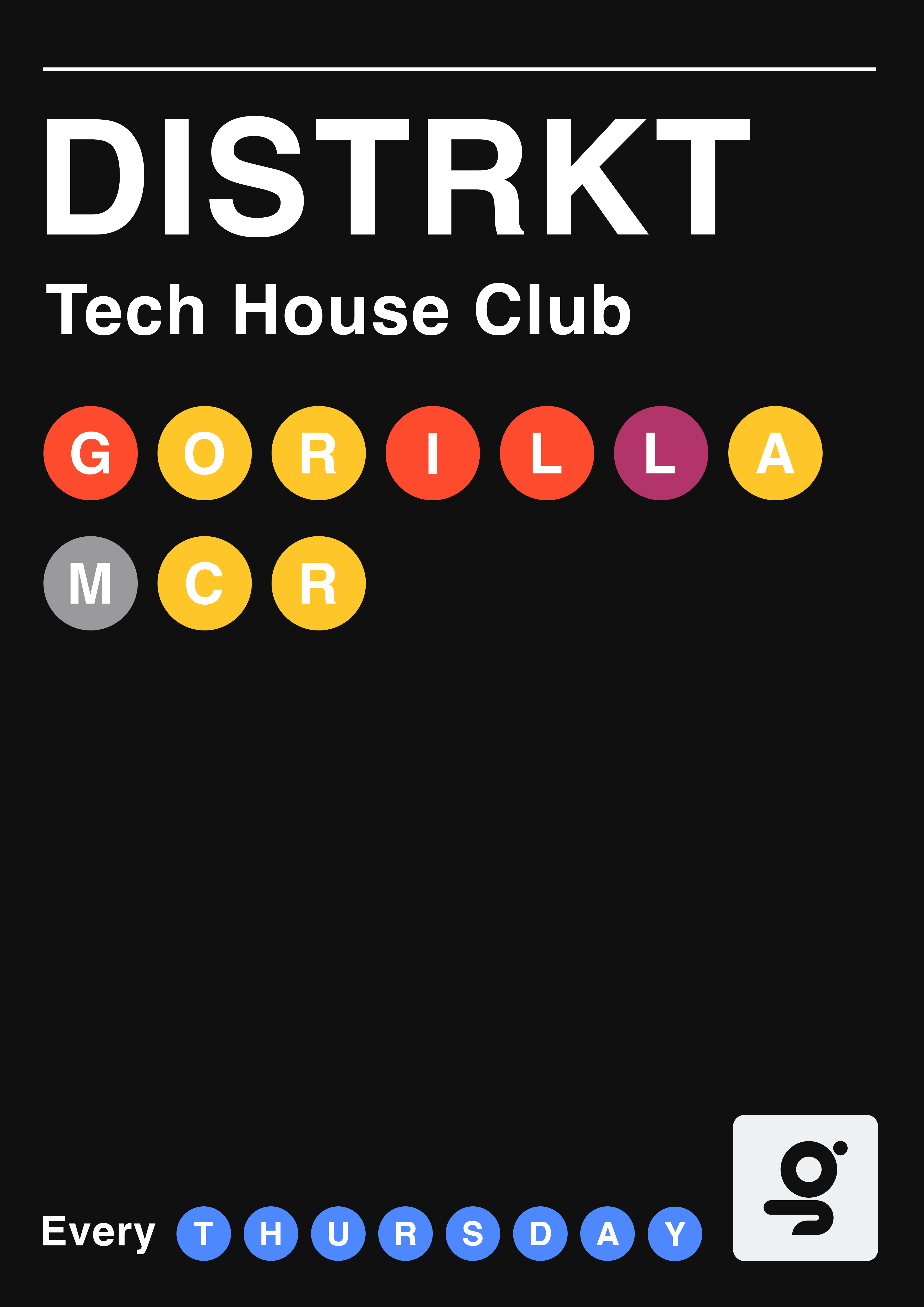 DISTRKT: Tech House Club (OPENING PARTY) - Página frontal