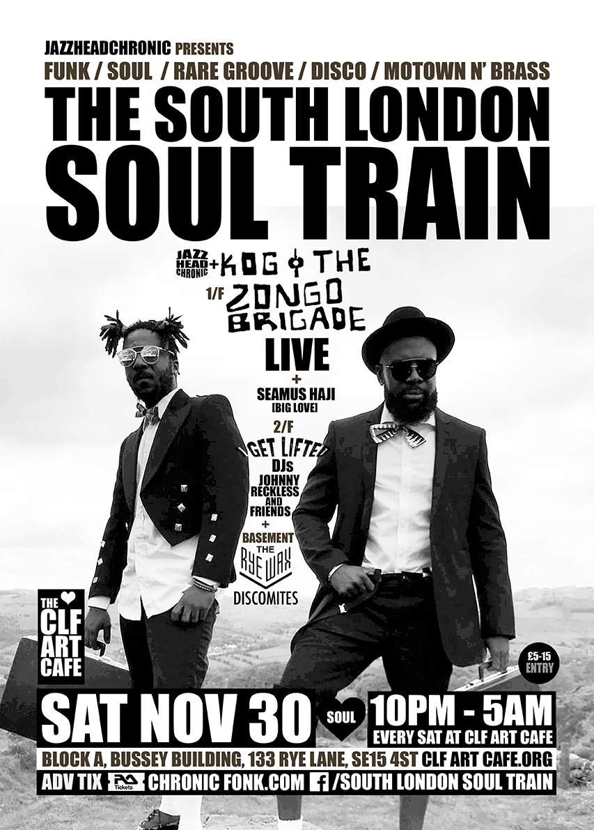 The South London Soul Train with KOG and The Zongo Brigade (Live) - More - Página frontal