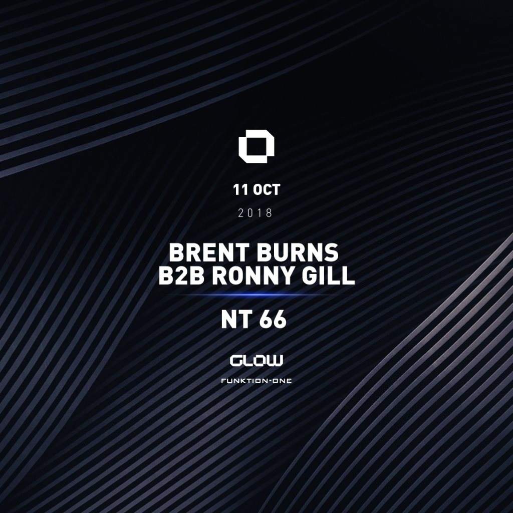 Glow Thursday with NT66, Brent Burns & Ronny - フライヤー表