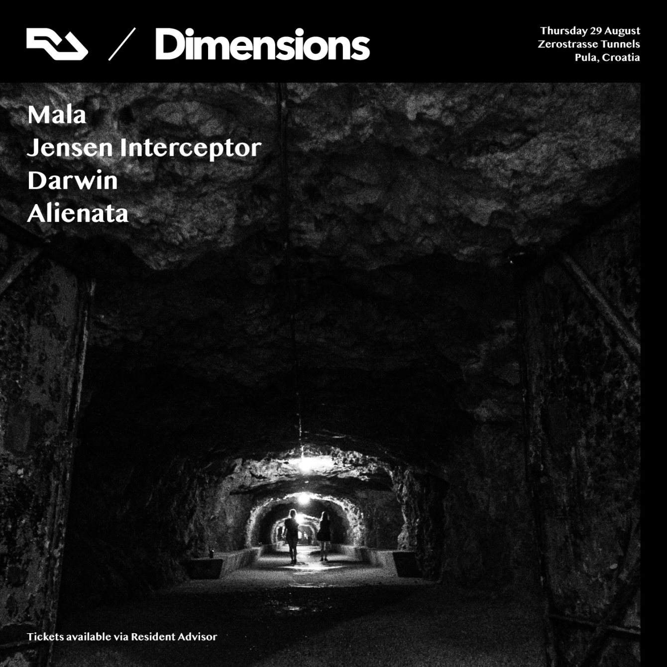 RA x Dimensions Tunnel Parties - Página frontal